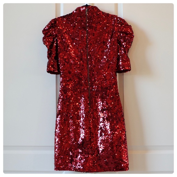 ALICE + OLIVIA Brenna Sequin Cocktail Dress - Picture 13 of 16